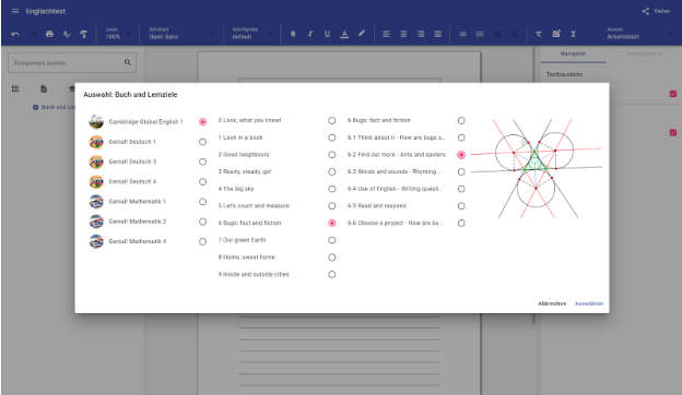 Was ist der Arbeitsblatt/Schularbeiten Editor?