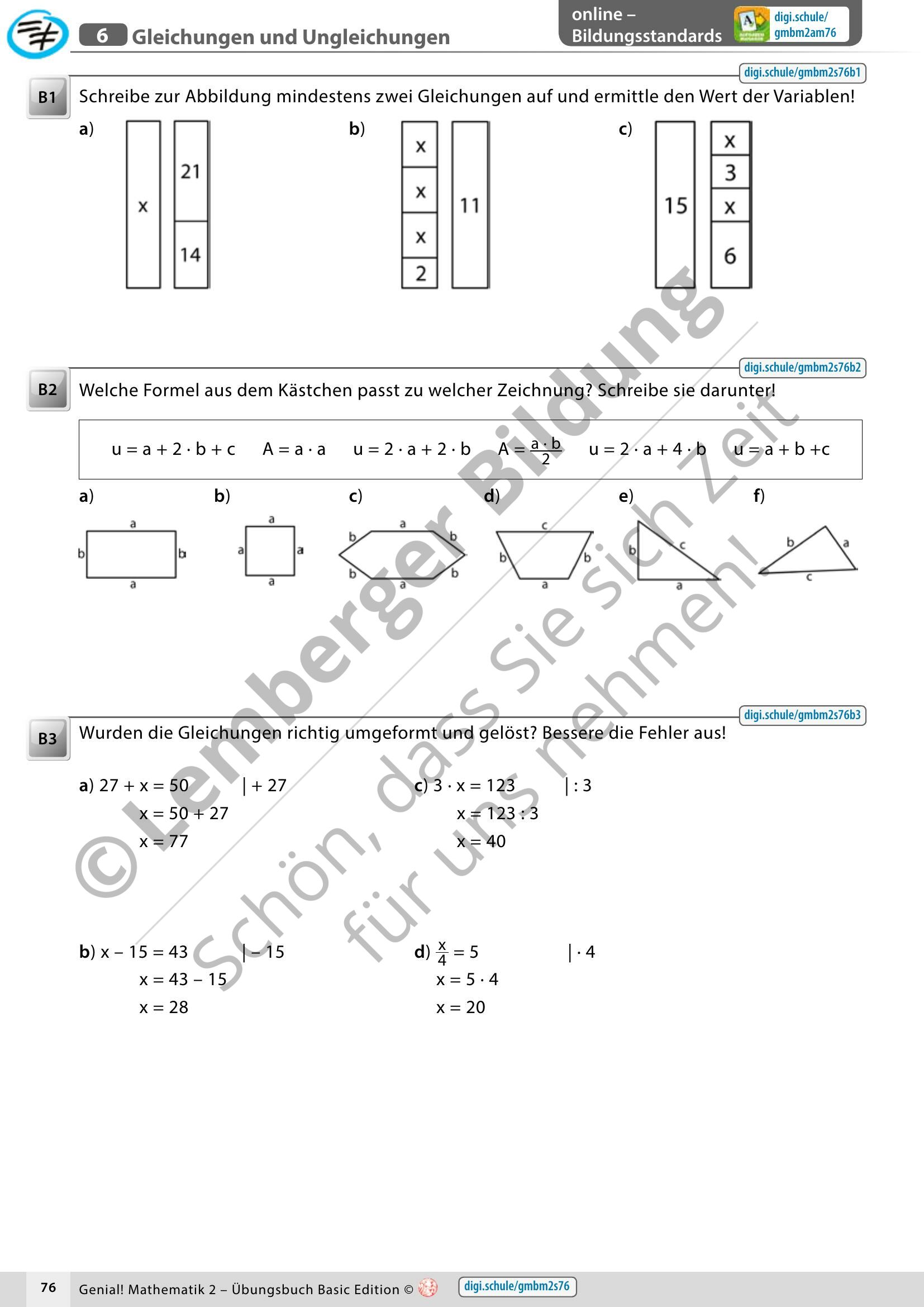 Genial! Mathematik 2 IKT – Übungsteil Basic + Master Edition V3.2 ...