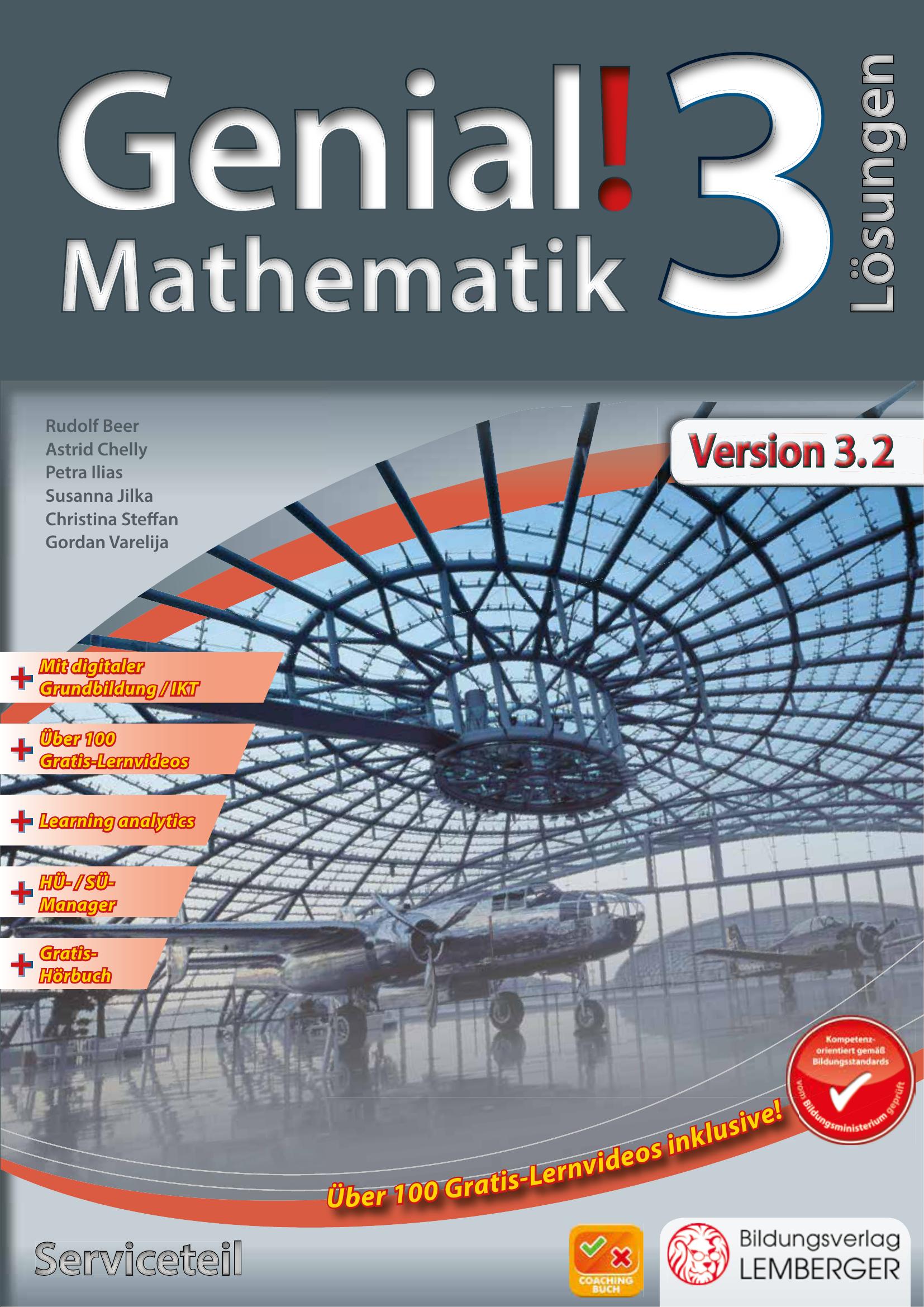 Genial! Mathematik 3 IKT V3.2 – Serviceteil Mit Lösungen :: Digi.Schule