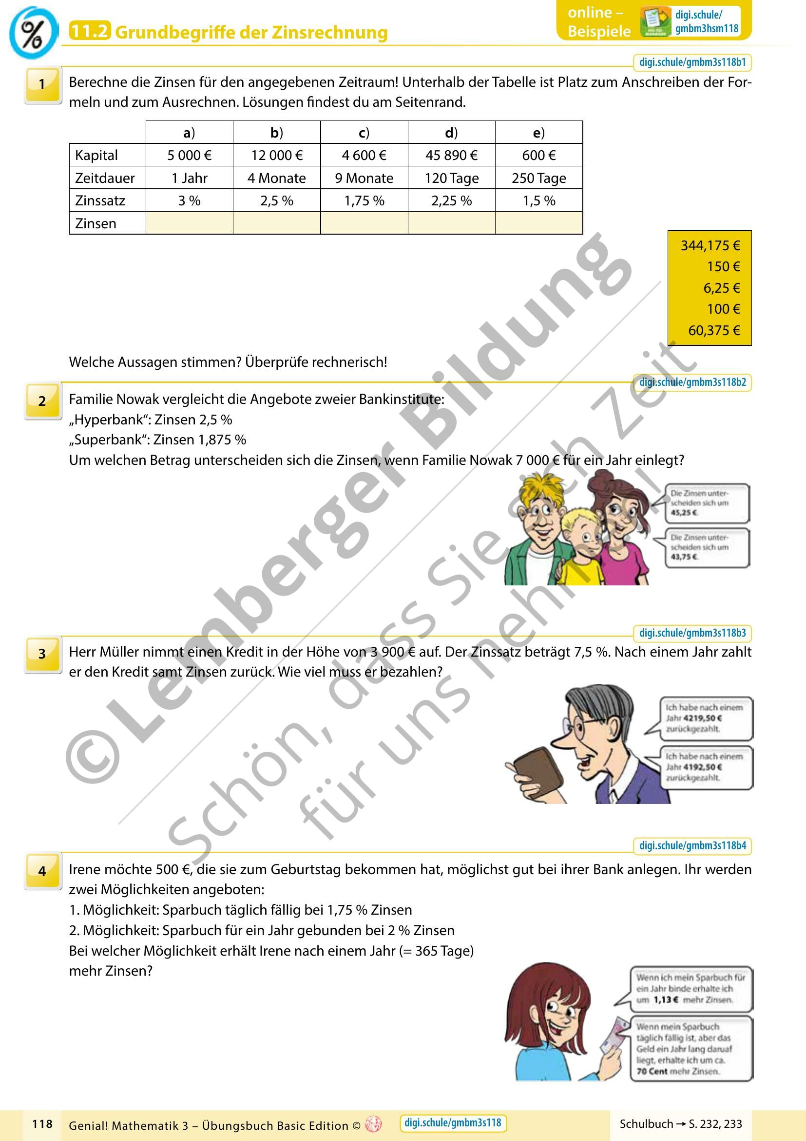 Genial! Mathematik 3 IKT – Übungsteil Basic + Master Edition V3.2 ...