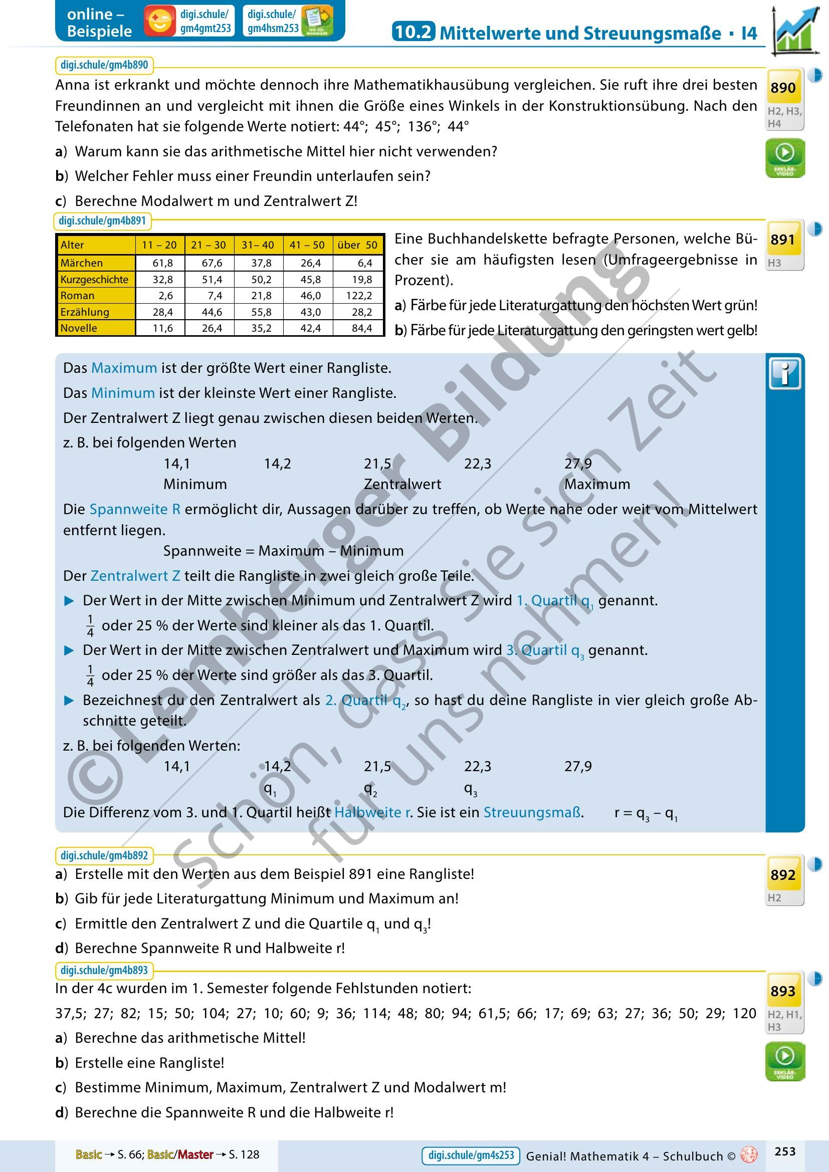 Genial! Mathematik 4 IKT V3.2 :: Digi.Schule