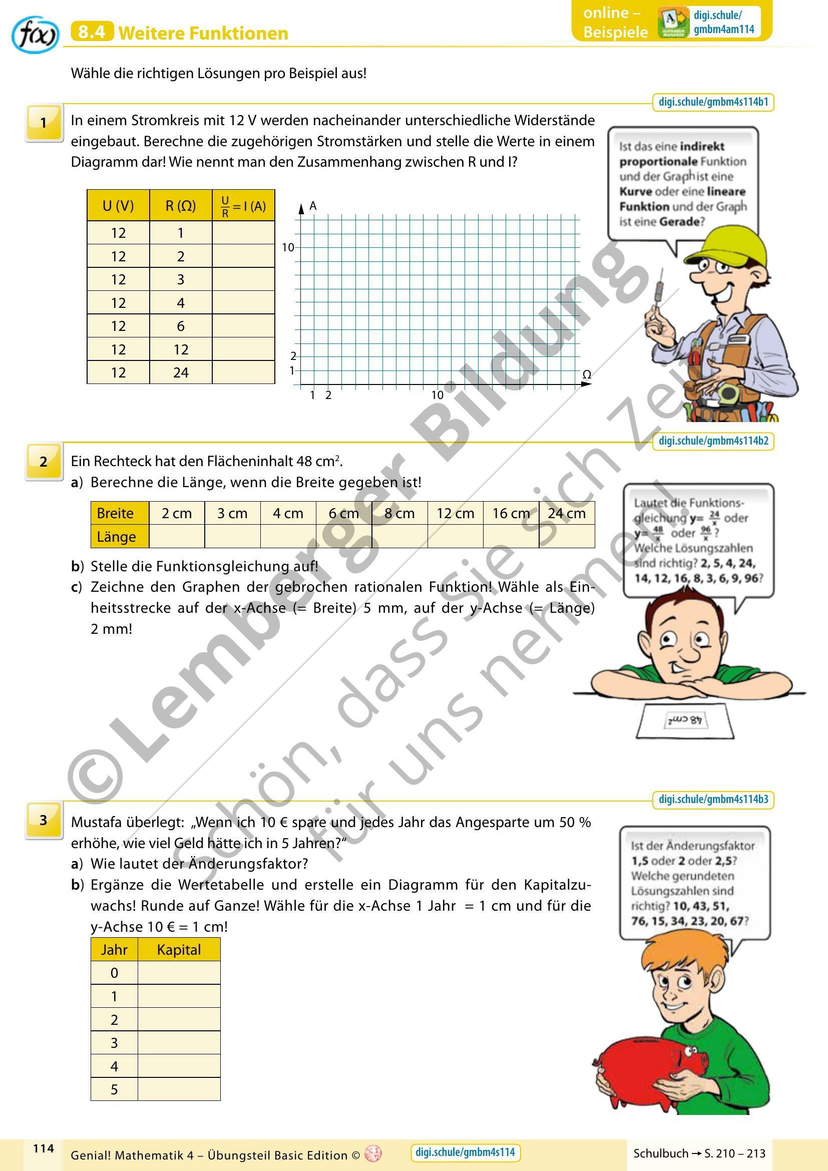 Genial! Mathematik 4 - Übungsteil IKT NEU: Basic + Master Edition Mit ...