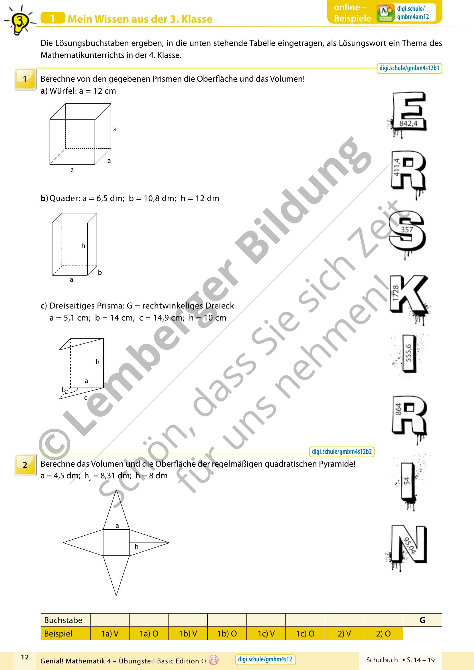 Genial! Mathematik 4 IKT – Übungsteil Basic + Master Edition V3.2 ...